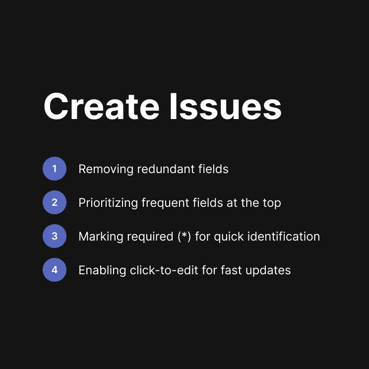 Issue Creation